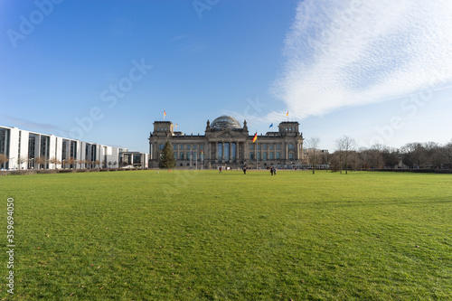 Reichstag im Frühling