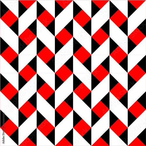 Fototapeta Naklejka Na Ścianę i Meble -  Seamless geometric pattern with triangles