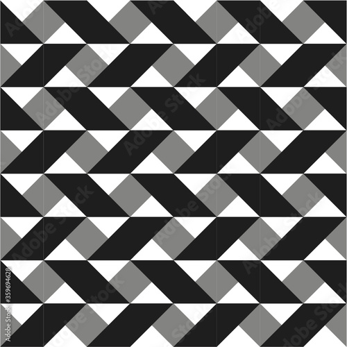 Seamless geometric pattern with triangles