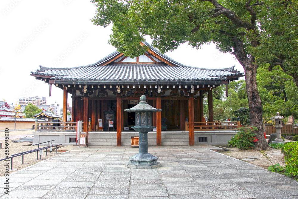 The Shitennoji Temple in Osaka, Japan.