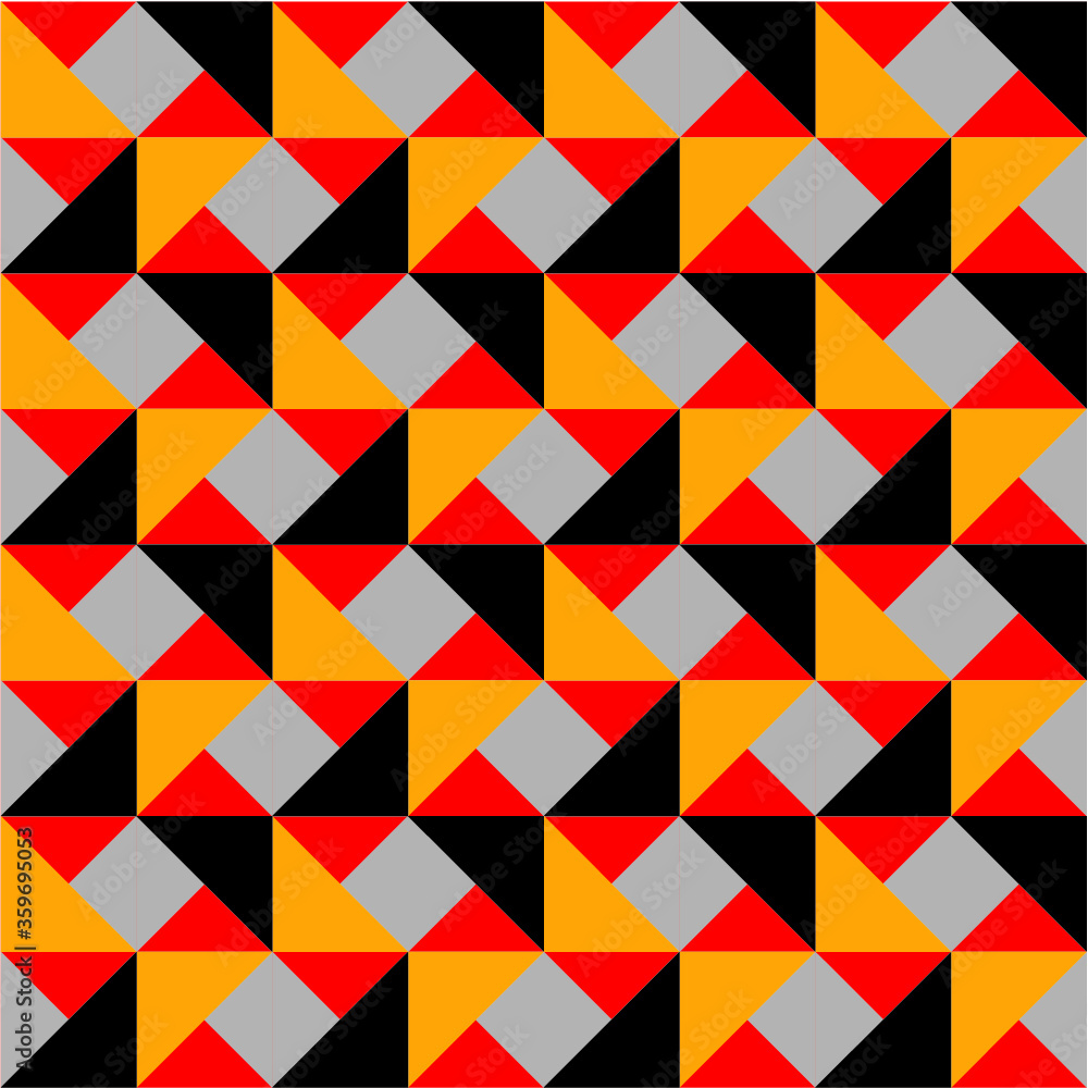 Seamless geometric pattern with triangles Seamless geometric pattern with triangles