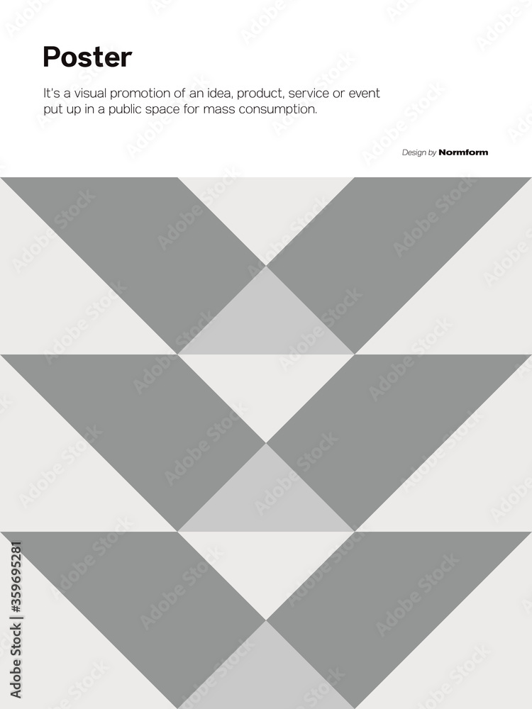 Fototapeta premium Postmodern Design Vector Cover Mockup