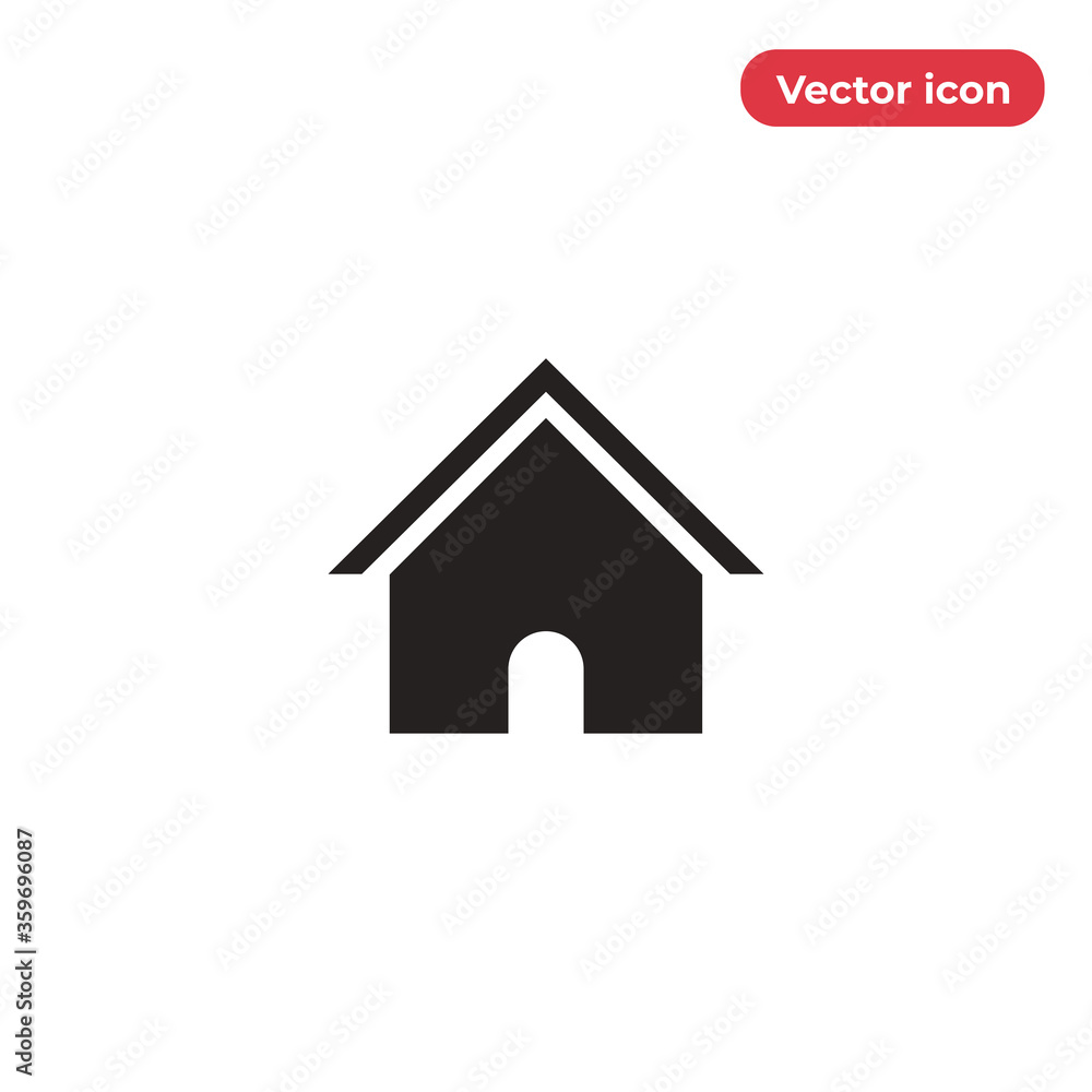 Home vector icon, simple sign for web site and mobile app. Home vector icon, simple sign for web site and mobile app.
