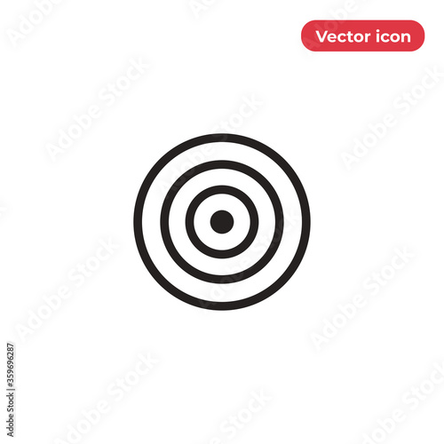 Dart vector icon, simple sign for web site and mobile app.