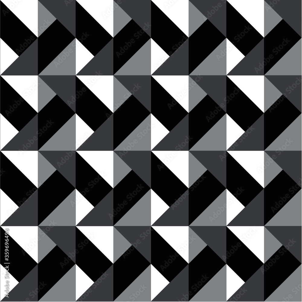 Seamless geometric pattern with triangles Seamless geometric pattern with triangles