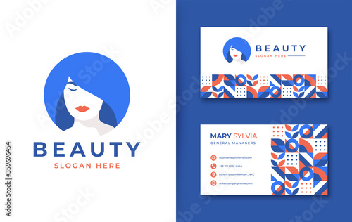 beauty women illustration logo design