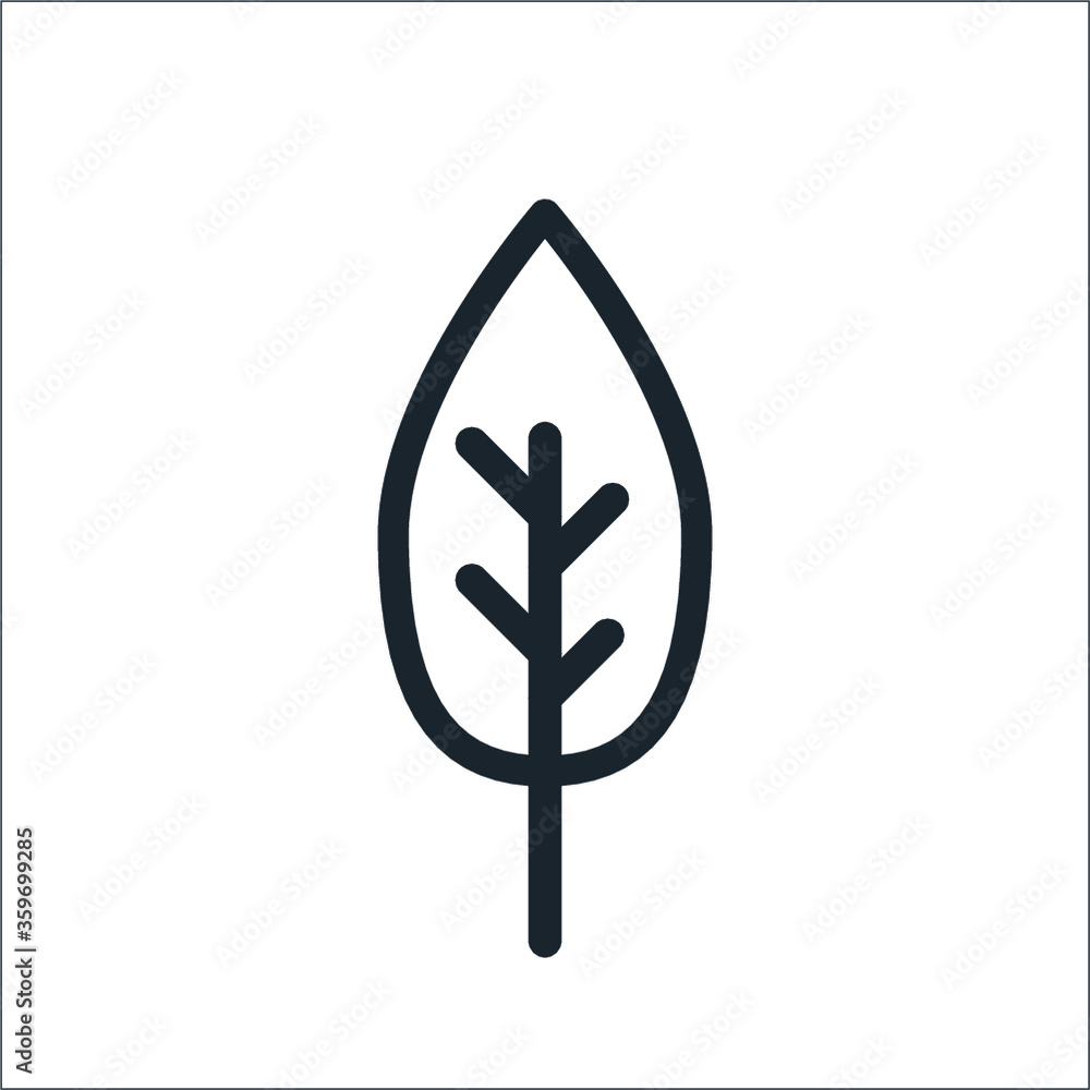 Leaf outline icon. linear style sign for mobile concept and web design. Eco simple line vector icon. Symbol, logo illustration. Leaf outline icon. linear style sign for mobile concept and web design. Eco simple line vector icon. Symbol, logo illustration.