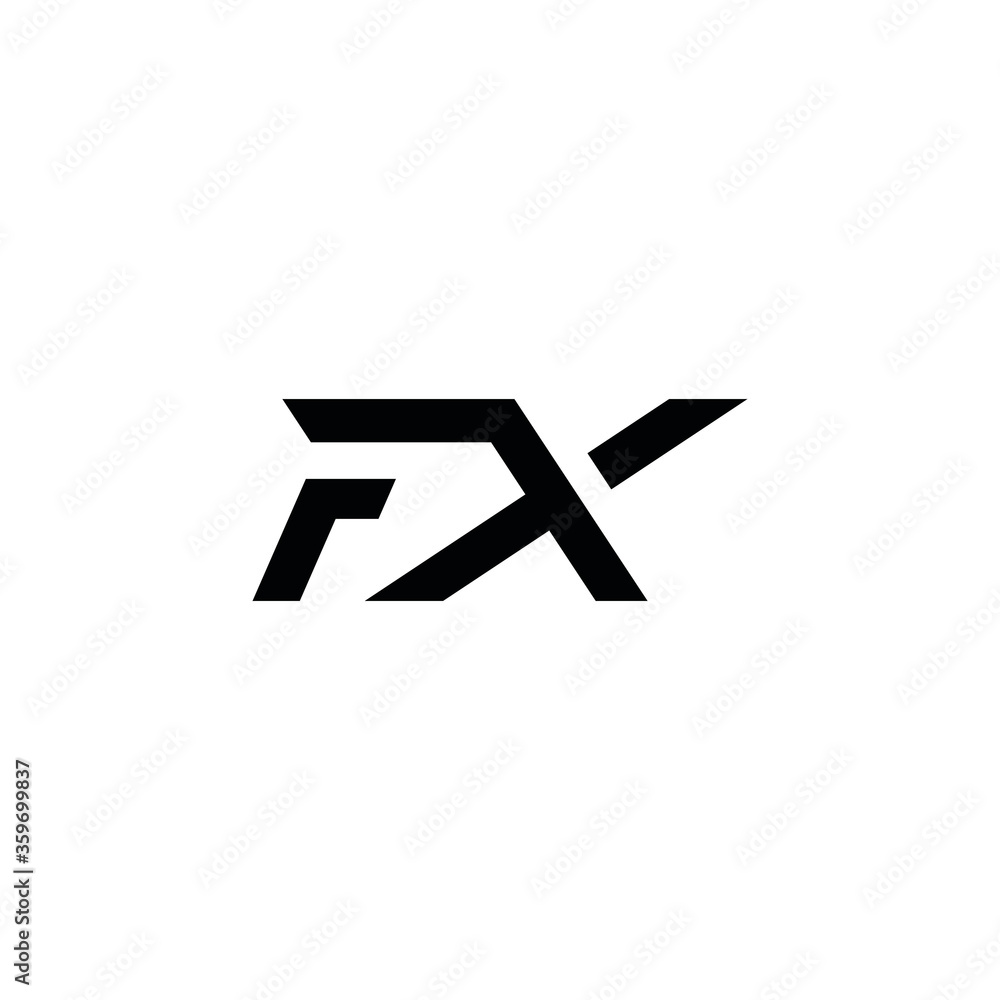 FX F X letter logo design vector FX F X letter logo design vector