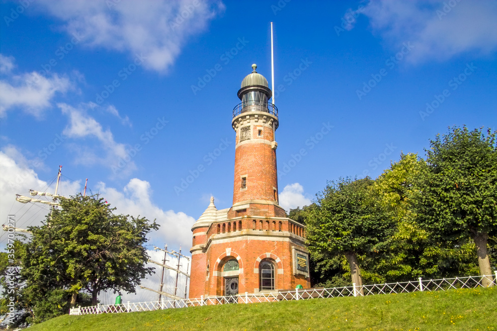 Obraz premium Leuchtturm Kiel-Holtenau