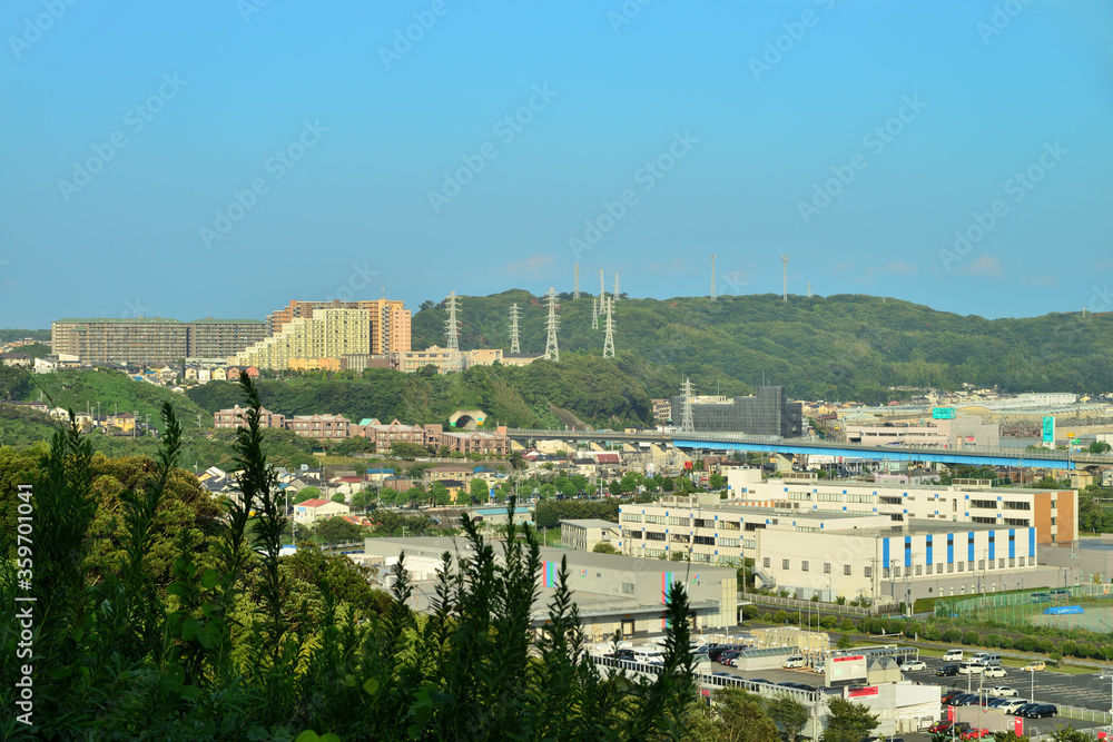 Obraz premium 神奈川県横須賀市森崎の風景