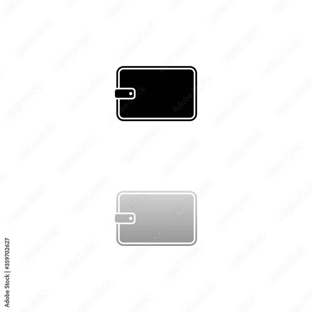 Purse icon flat Purse icon flat