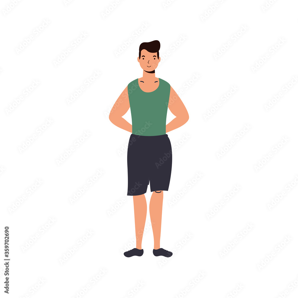 Isolated avatar man vector design Isolated avatar man vector design