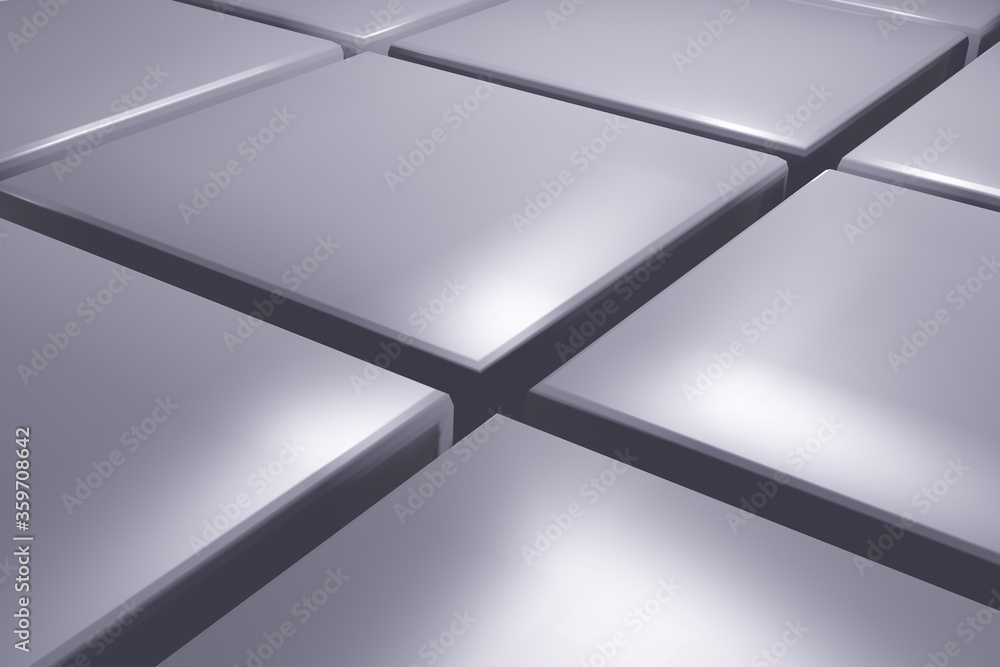 3d rendering of a square geometric shape on low angle close-up an abstract on gray texture and background 3d rendering of a square geometric shape on low angle close-up an abstract on gray texture and background