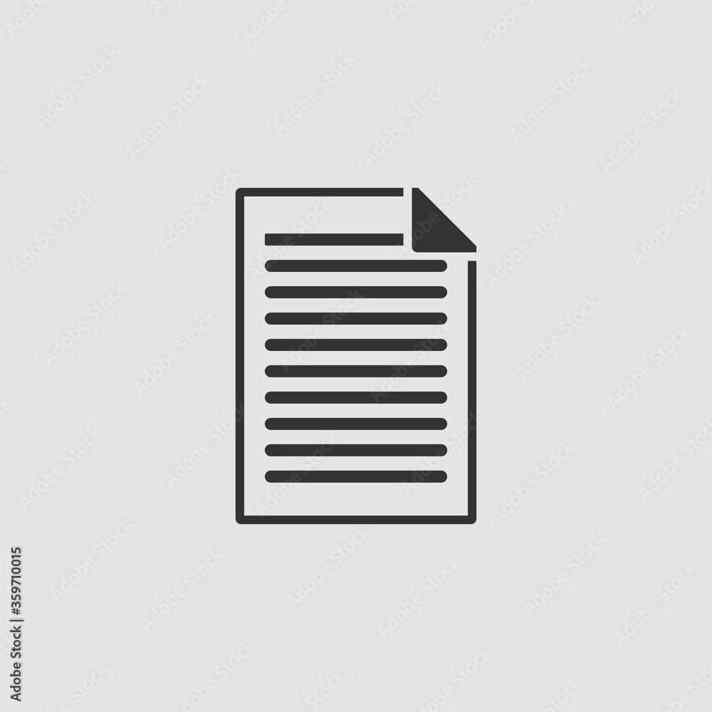 Document icon flat Document icon flat