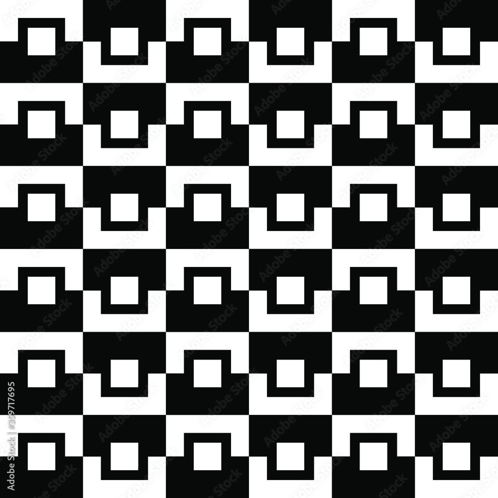 Geometric seamless pattern of square dots Geometric seamless pattern of square dots