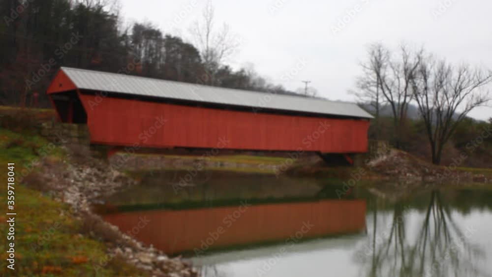 Milton Covered Bridge in West Virginia, United States Milton Covered Bridge in West Virginia, United States