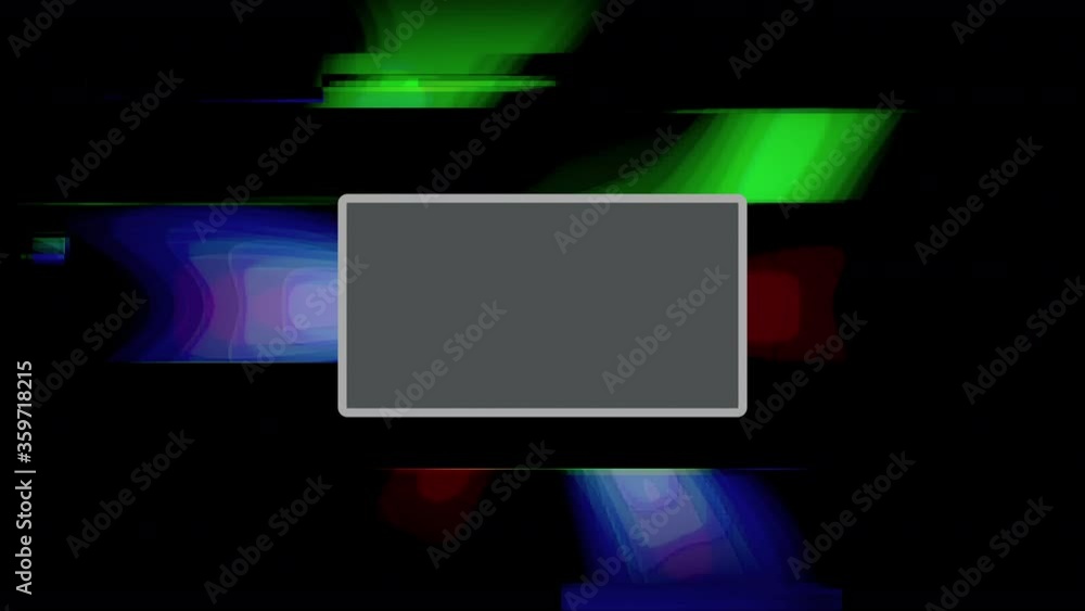 Intentional distortion and glitch effect, a TV screen with a flashing boxed text: no signal. Intentional distortion and glitch effect, a TV screen with a flashing boxed text: no signal.