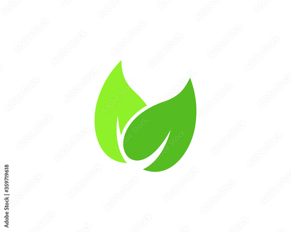 Green leaf ecology nature element vector icon. EPS 10. Green leaf ecology nature element vector icon. EPS 10.