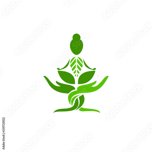 human health care logo, reflexology, zone therapy logo