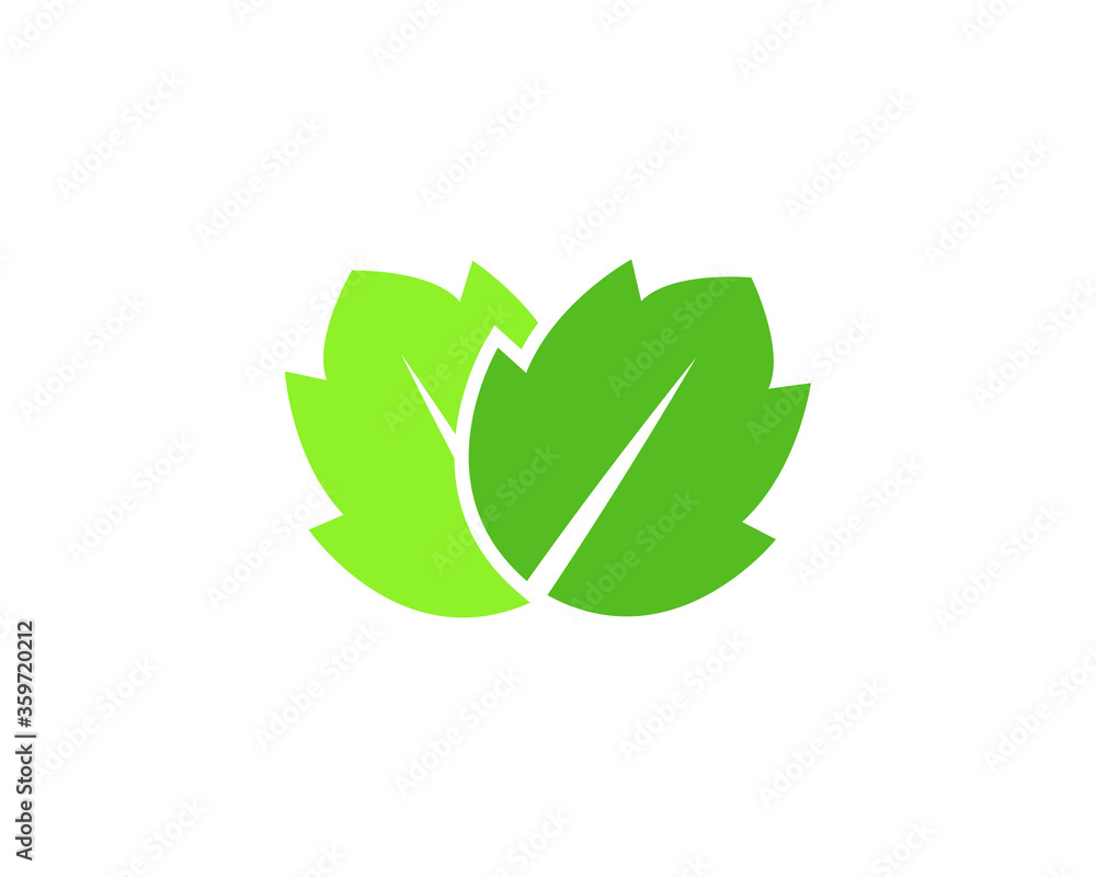 Green leaf ecology nature element vector icon. EPS 10. Green leaf ecology nature element vector icon. EPS 10.