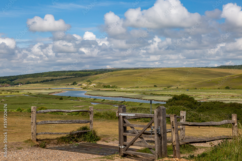 A View of the Cuckmere River in Sussex