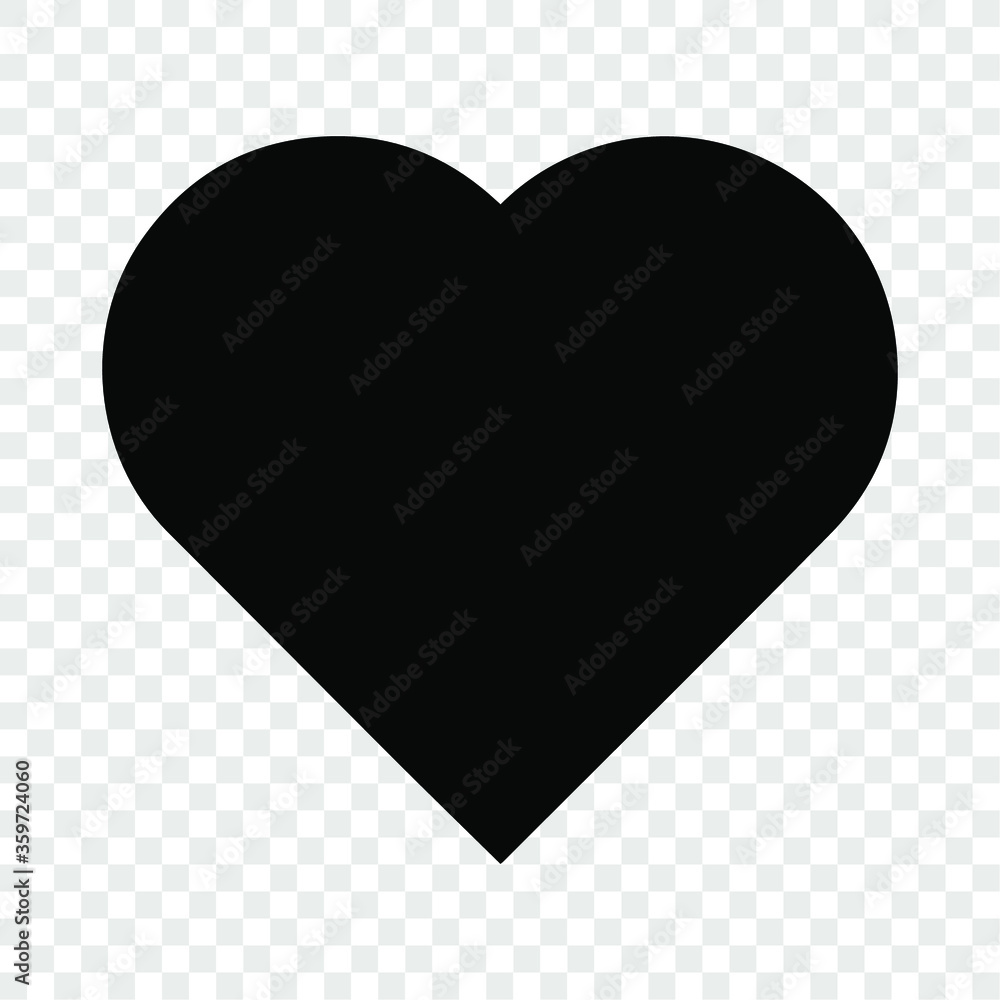 Heart icon design element on transparent background. Logo element illustration. Love symbol vector. EPS 10 Heart icon design element on transparent background. Logo element illustration. Love symbol vector. EPS 10