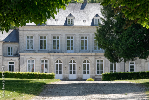 Château de Bermicourt dans le Pas-de-Calais - France