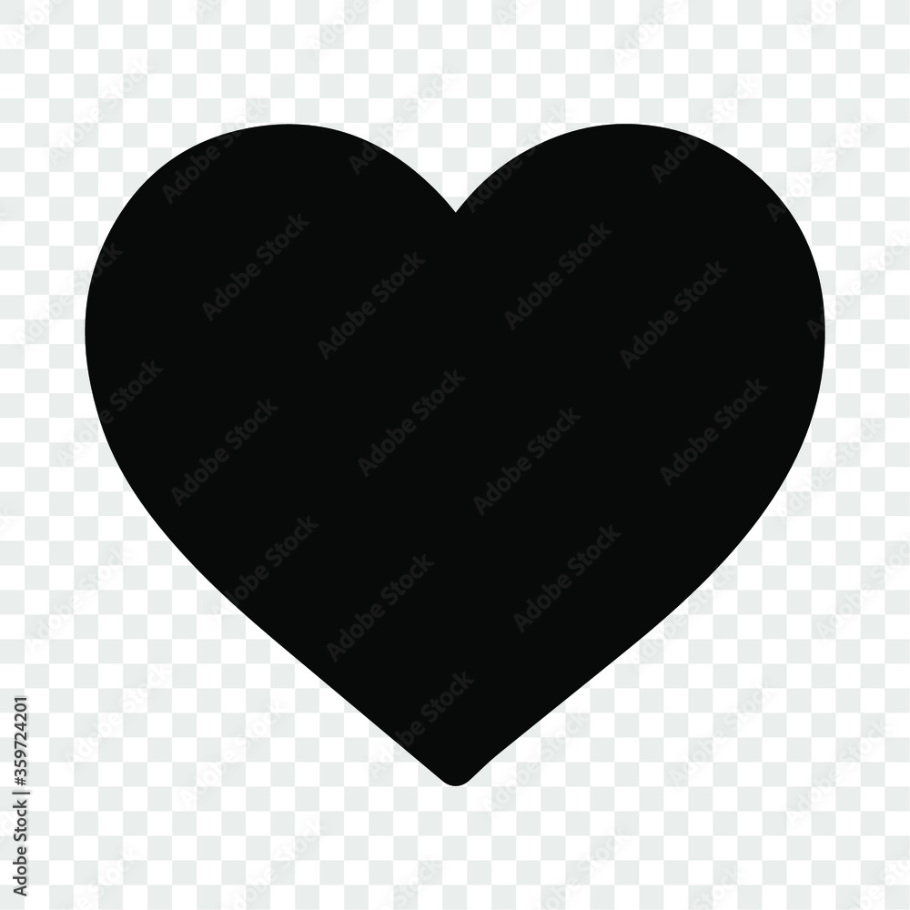Heart icon design element on transparent background. Logo element illustration. Love symbol vector. EPS 10 Heart icon design element on transparent background. Logo element illustration. Love symbol vector. EPS 10