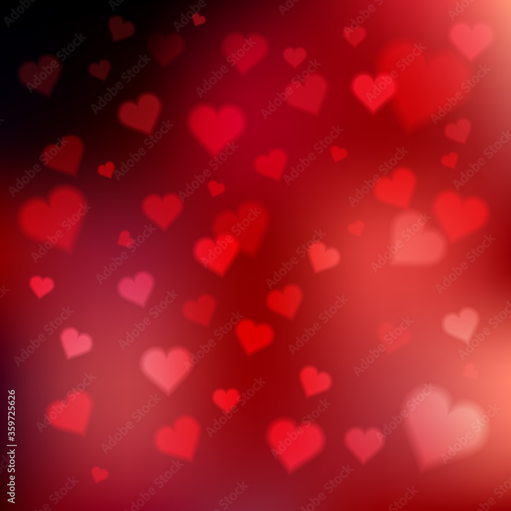 Vector Illustration of a Valentines Day Card background