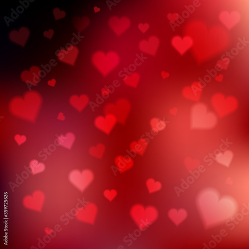 Vector Illustration of a Valentines Day Card background