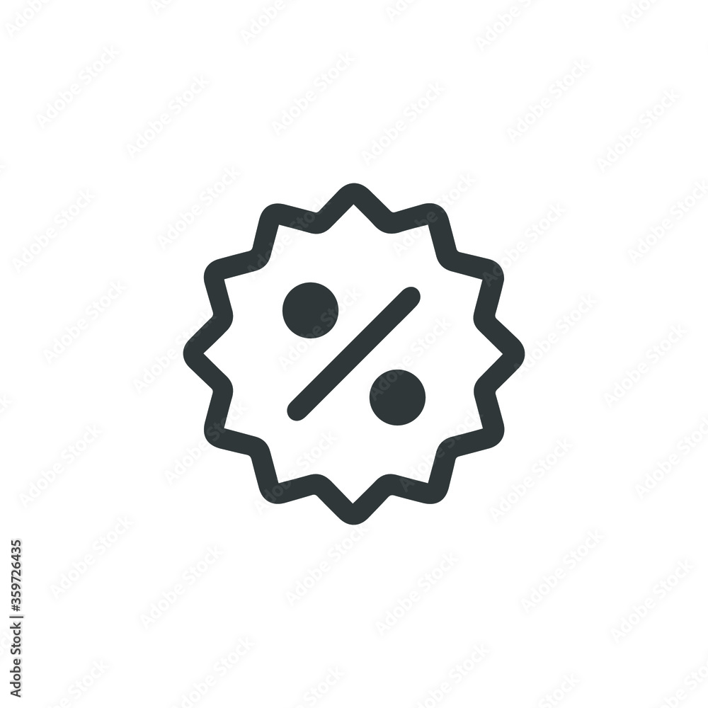 Percent sign icon. Vector EPS 10 Percent sign icon. Vector EPS 10
