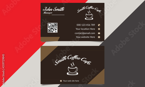 Coffee Shop Business Card Templates