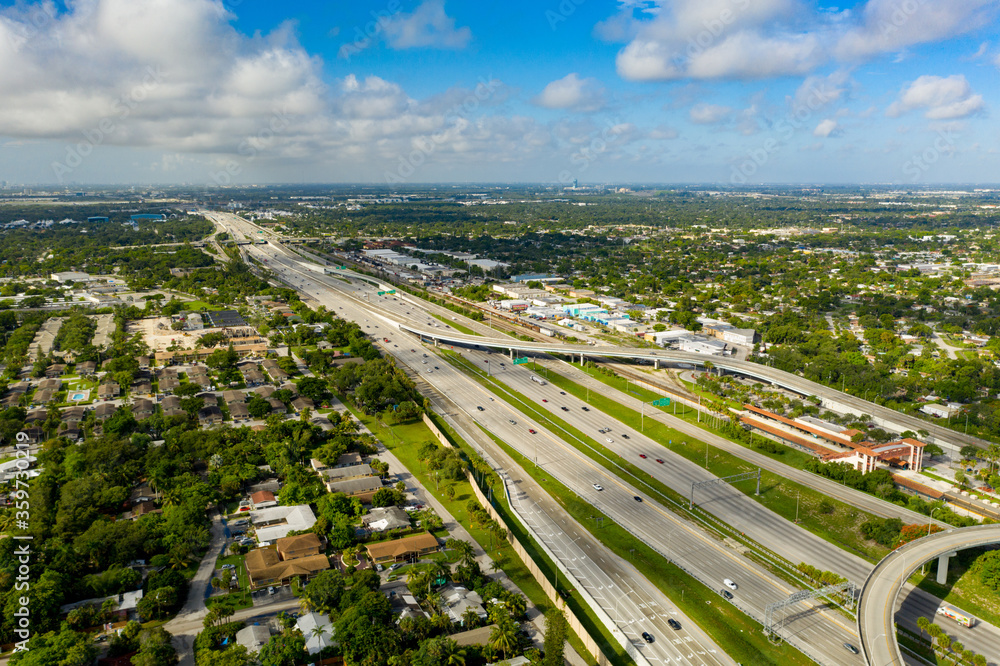 Interstate I95 in Fort Lauderdale FL