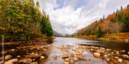 Rivière au parc de la jacques cartier