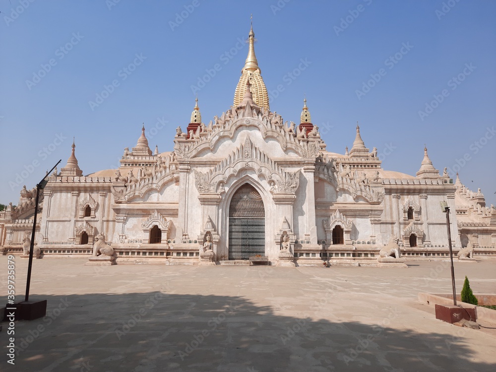 Beautiful Ananda Temple in Bagan, Myanmar.