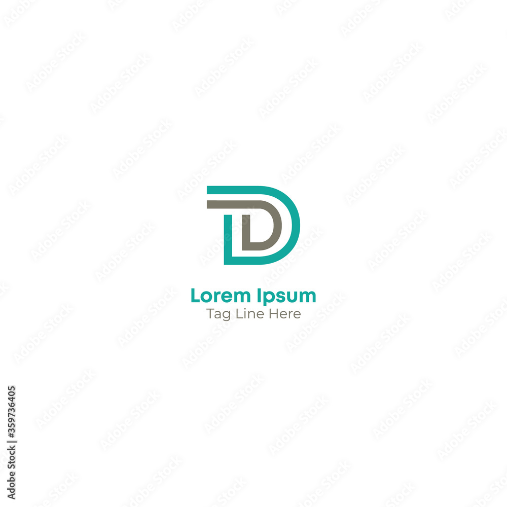 Creative initial letter logo icon design template elements Creative initial letter logo icon design template elements