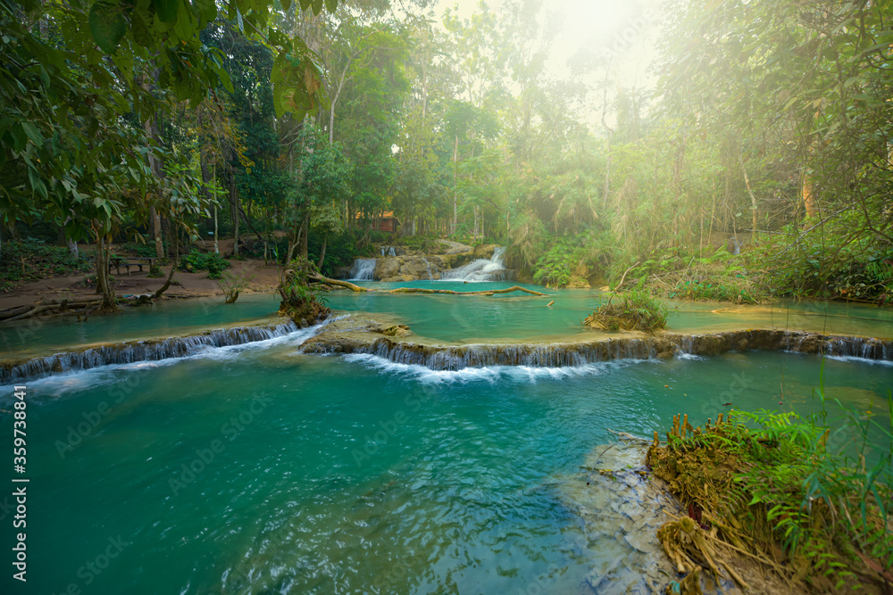 Luang Prabang Tat Kuang Si Waterfalls