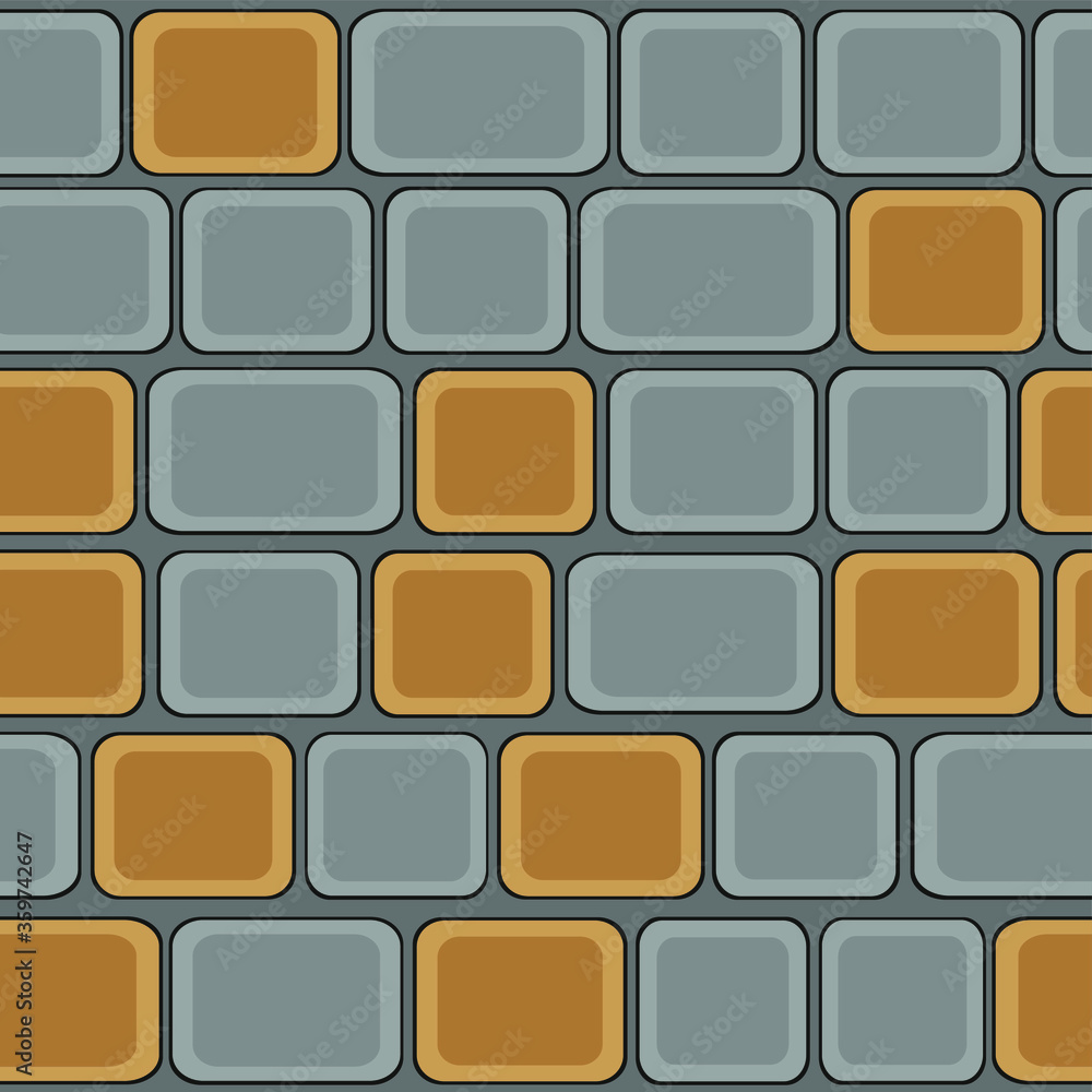 Seamless vector pattern of paving pavement. Seamless vector pattern of paving pavement.