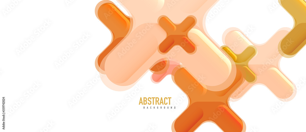 Glossy multicolored plastic style cross composition, x shape design, techno geometric modern abstract background. Trendy abstract layout template Glossy multicolored plastic style cross composition, x shape design, techno geometric modern abstract background. Trendy abstract layout template