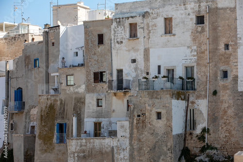 The charming and romantic historic old town of Polignano a Mare, Apulia, southern Italy © wjarek