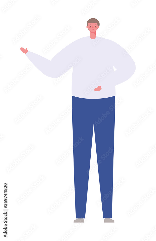 Avatar man cartoon design, Boy male person people human social media and portrait theme Vector illustration Avatar man cartoon design, Boy male person people human social media and portrait theme Vector illustration