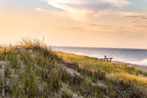 summer east coast dunes sunset photo