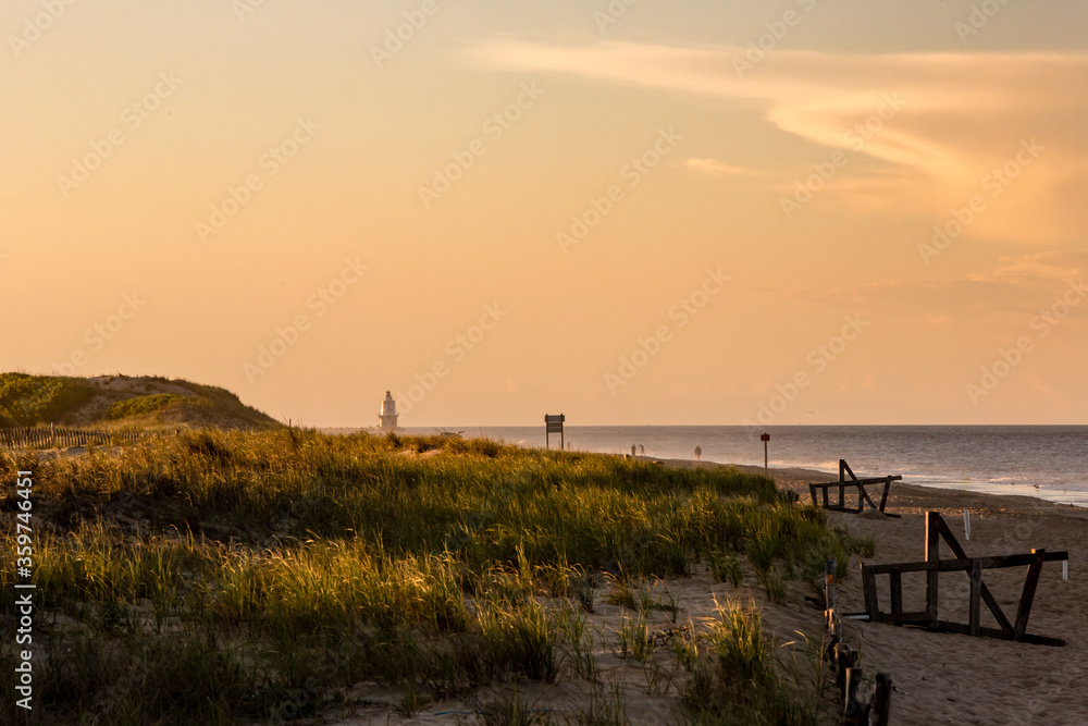 summer east coast dunes sunset