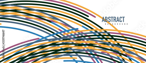 Аbstract moving colorful lines vector backgrounds for cover, placard, poster, banner or flyer