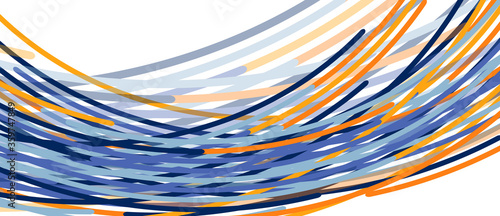 Аbstract moving colorful lines vector backgrounds for cover, placard, poster, banner or flyer