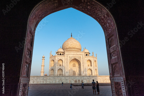 C-0128 A view of the Taj Mahal-9 Photographed at the Taj Mahal in Agra, India in April 2019. 