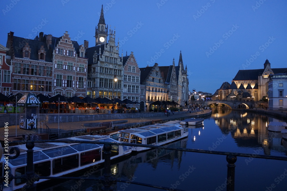 Ghent River night