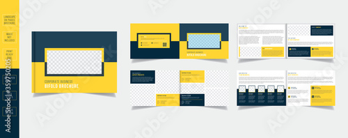 Construction Landscape Business Brochure Template 08 Pages