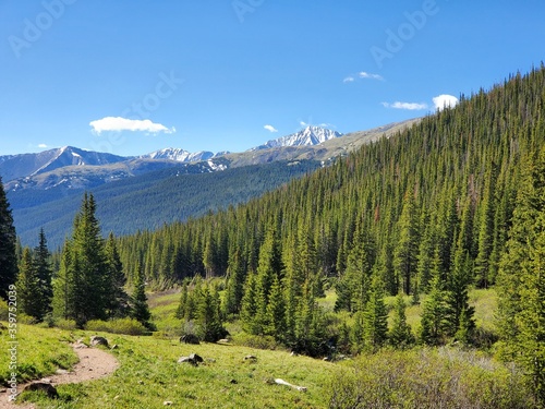 mountain landscape in summer