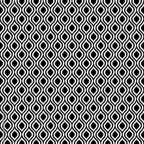 pattern design geometric seamless diamond background black and white vector